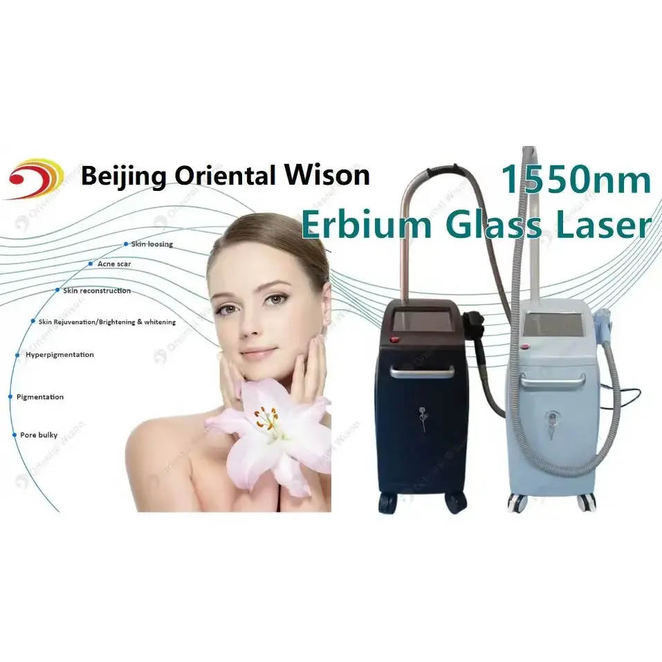 Dispositivo per la riduzione della pelle laser in vetro Erbium da 1550 nm