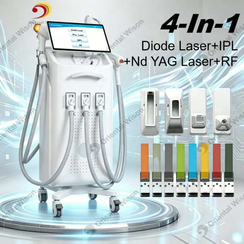 Macchina laser RF a diodi IPL YAG Laser