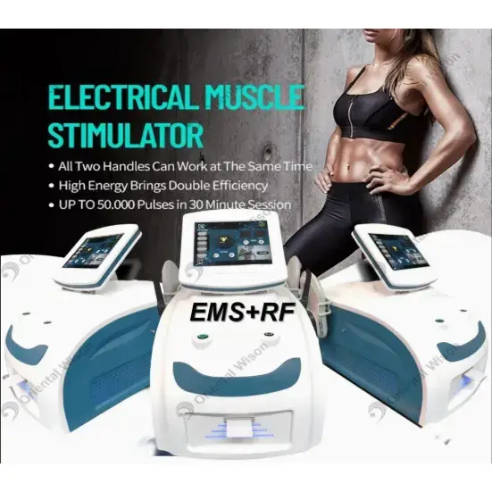 Stimolazione muscolare EMS + Macchina per modellare il corpo RF