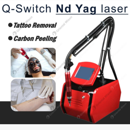 Macchina portatile per la bellezza della pelle con laser ND YAG Q Switch