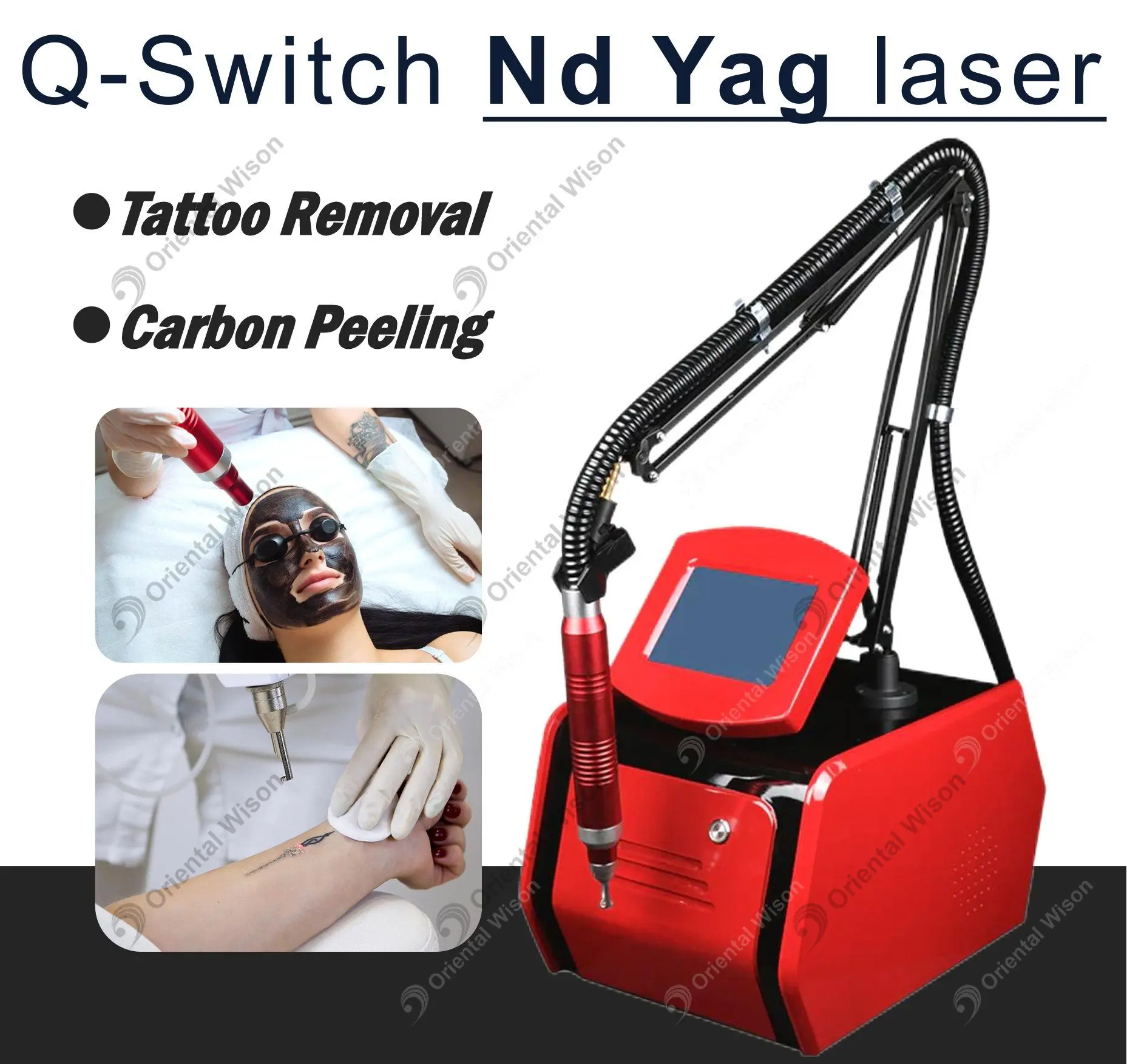 Macchina laser da tavolo Q-Switch Nd Yag